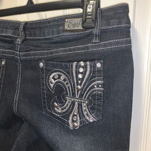 Earl Jeans Size 13 Dark Navy Blue/almost Black
